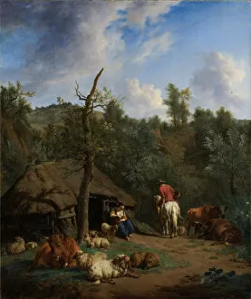 The Hut, 1671 (oil on canvas)