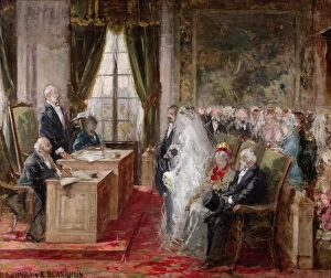 Study for the Civil Marriage in the Town Hall of the 19th Arrondissement